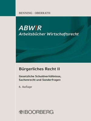 cover image of Bürgerliches Recht II